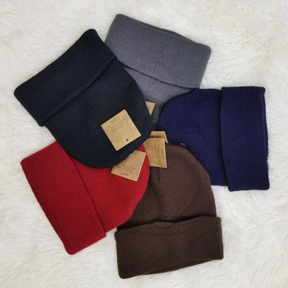 💥LAST ONE💥 Bundle of 2 Soft Knit Beanie Winter - Picture 6 of 8
